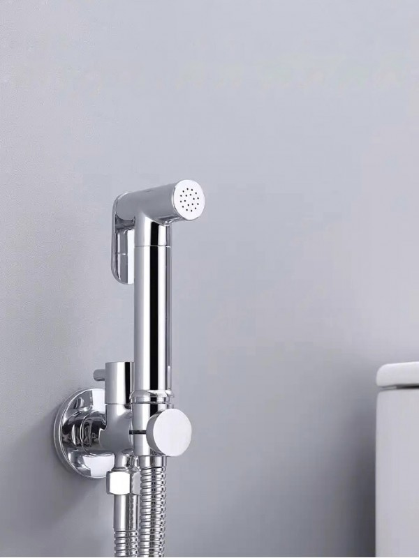 STOCCO Επιτοίχιο Σετ Μπιντέ με Ντουζάκι shut-off ST-401C CHROME