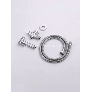 STOCCO Επιτοίχιο Σετ Μπιντέ με Ντουζάκι shut-off ST-401C CHROME