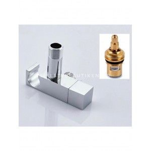 STOCCO Επιτοίχιο Σετ Μπιντέ με Ντουζάκι shut-off ST-501C CHROME