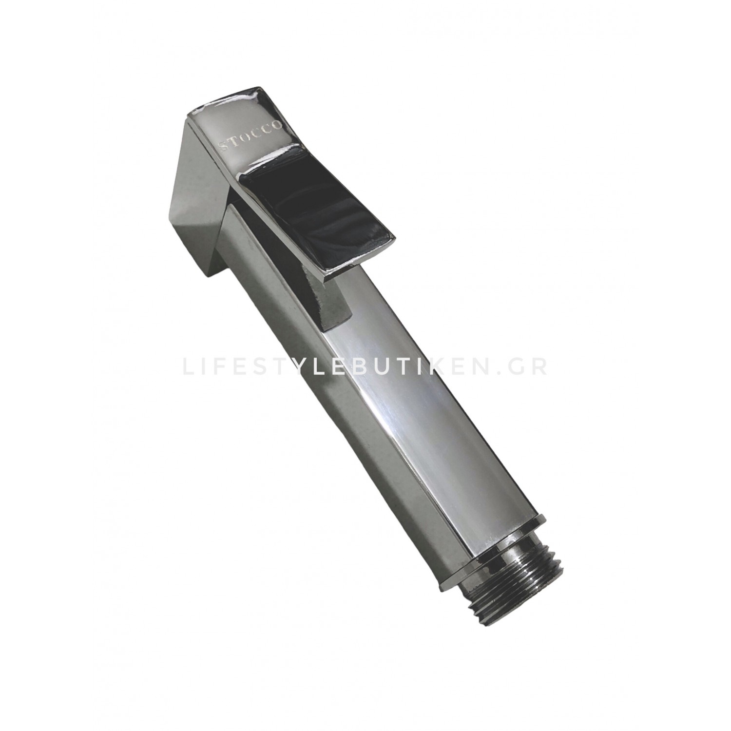 STOCCO Επιτοίχιο Σετ Μπιντέ με Ντουζάκι shut-off ST-501C CHROME