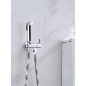 STOCCO Επιτοίχιο Σετ Μπιντέ με Ντουζάκι shut-off ST-301C CHROME