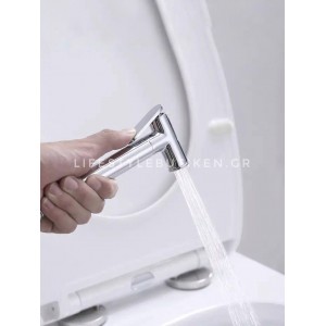 STOCCO Επιτοίχιο Σετ Μπιντέ με Ντουζάκι shut-off ST-301C CHROME