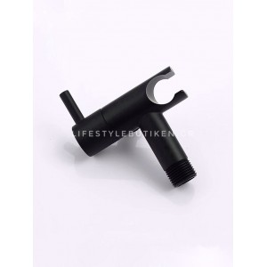 STOCCO Επιτοίχιο Σετ Μπιντέ με Ντουζάκι shut-off ST-302B BLACK MAT