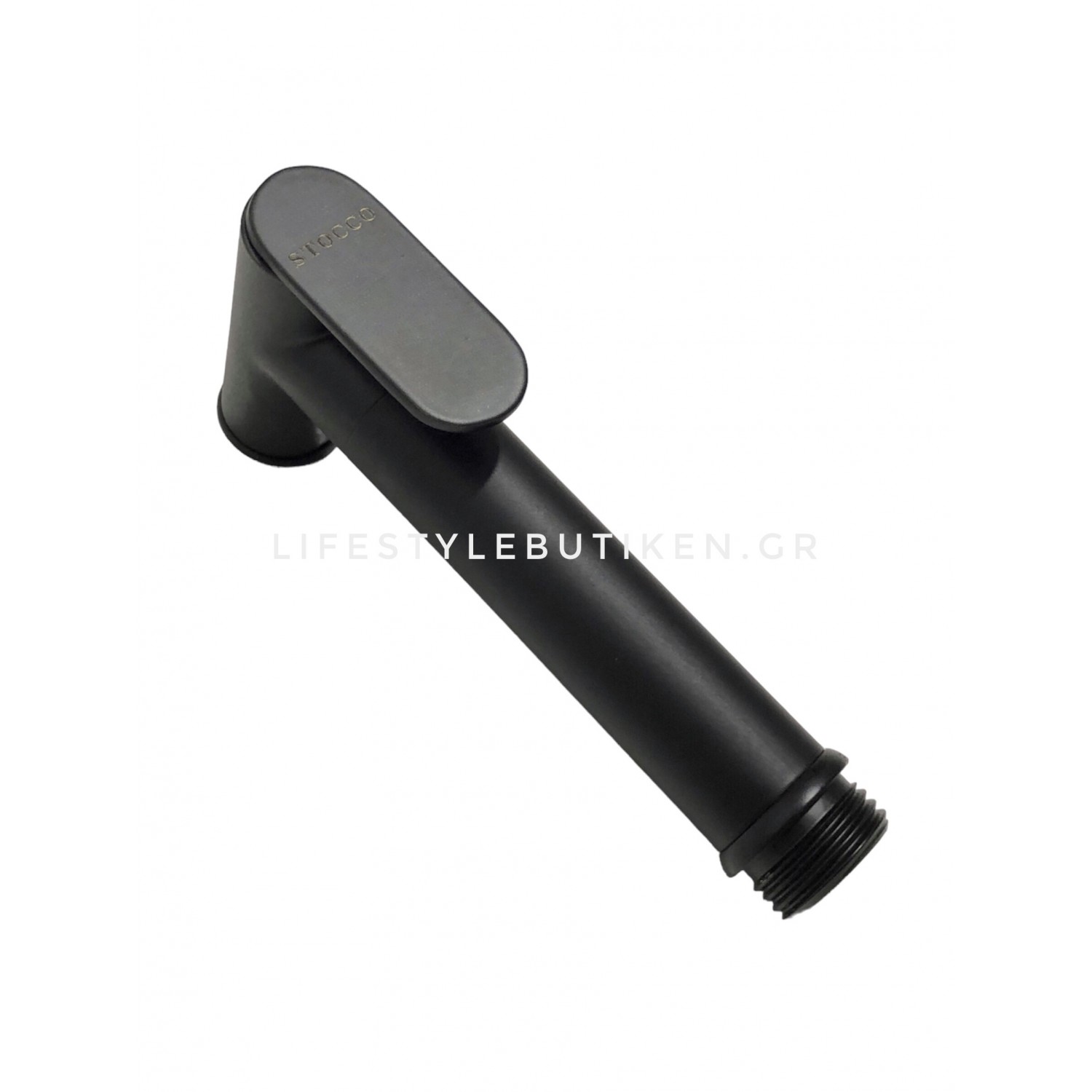 STOCCO Επιτοίχιο Σετ Μπιντέ με Ντουζάκι shut-off ST-302B BLACK MAT