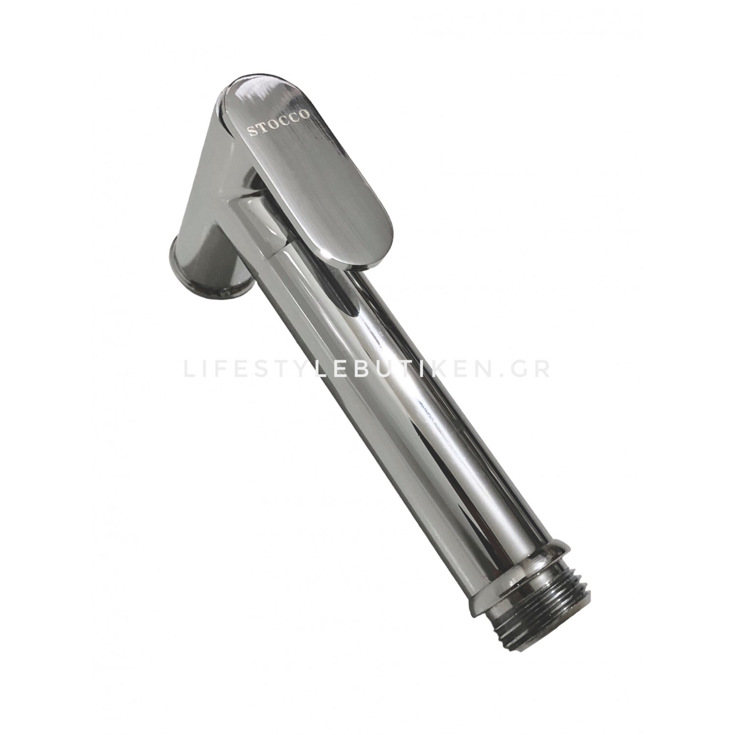 STOCCO Επιτοίχιο Σετ Μπιντέ με Ντουζάκι shut-off ST-301C CHROME