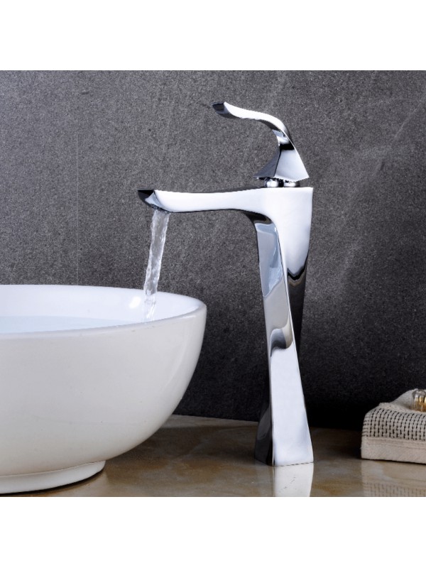 Luxury Ψηλή Μπαταρία Νιπτήρα Ανάμεικτη PO255 CHROME