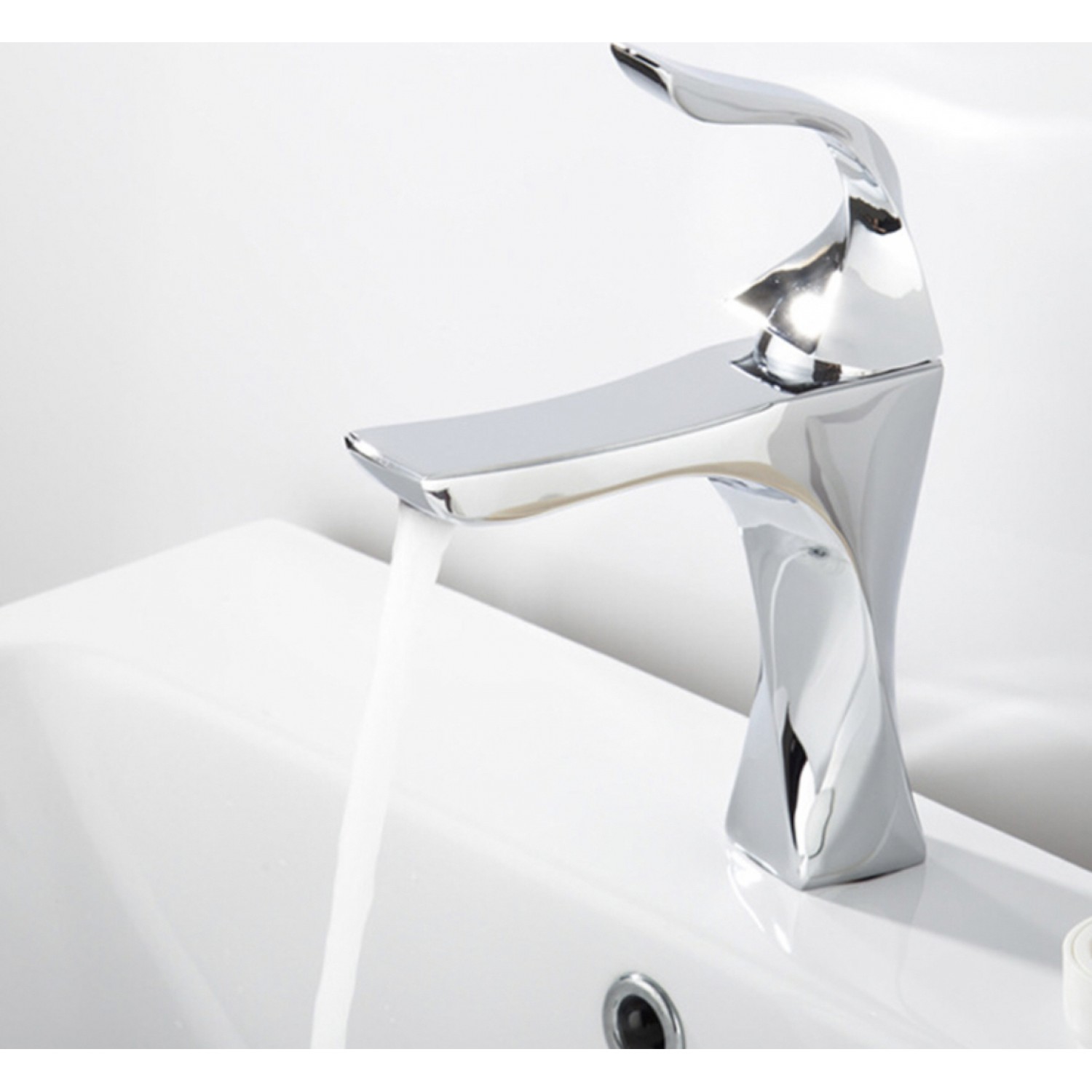 Luxury Χαμηλή μπαταρία Νιπτήρα Ανάμεικτη PO254 CHROME