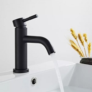 Μπαταρία νιπτήρος μαύρη ματ BR3021