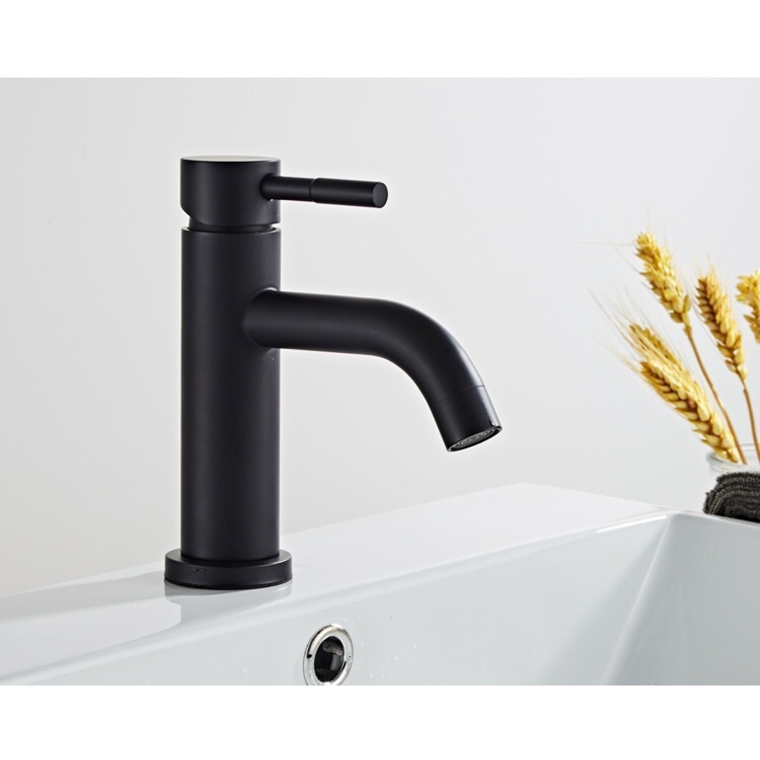 Μπαταρία νιπτήρος μαύρη ματ BR3021