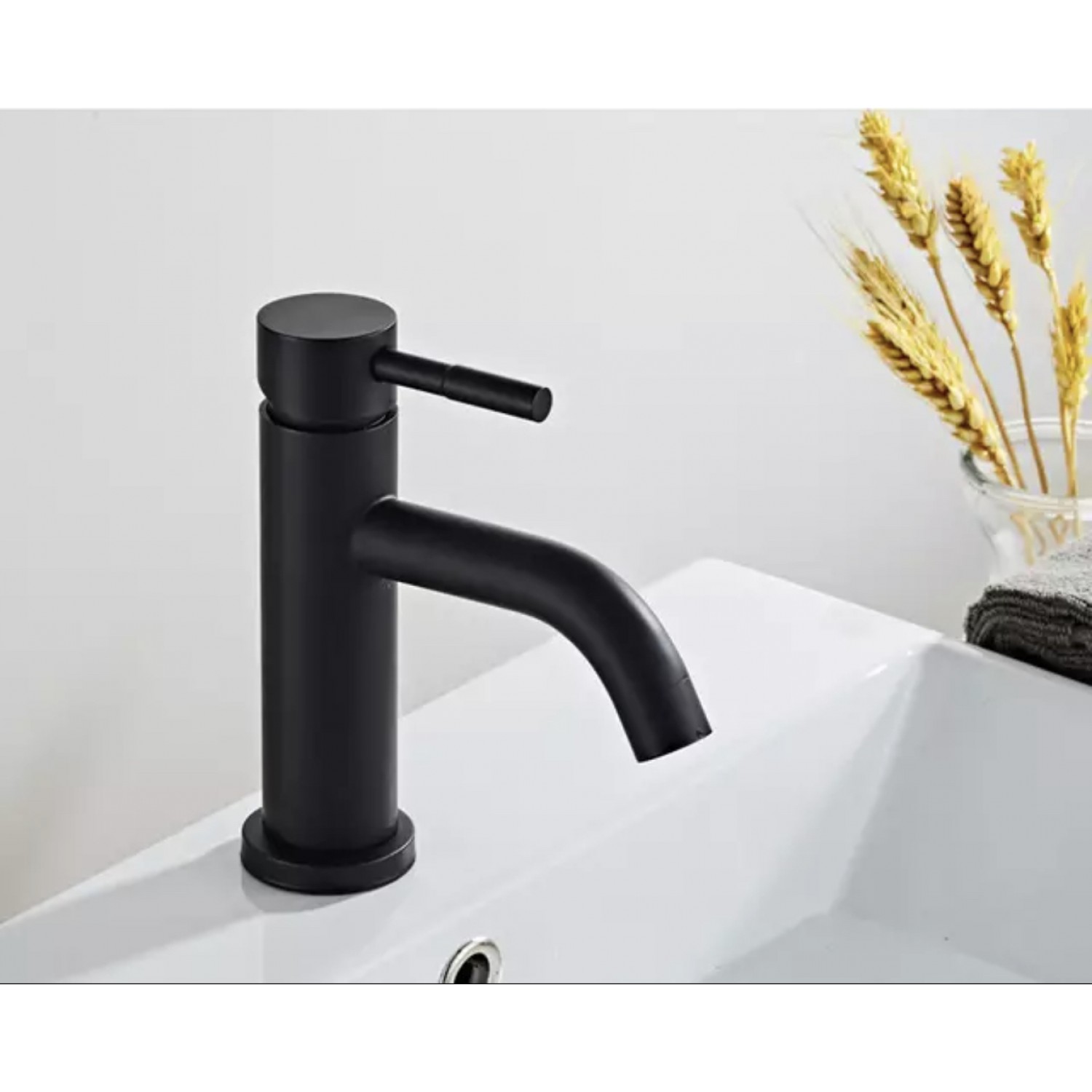 Μπαταρία νιπτήρος μαύρη ματ BR3021