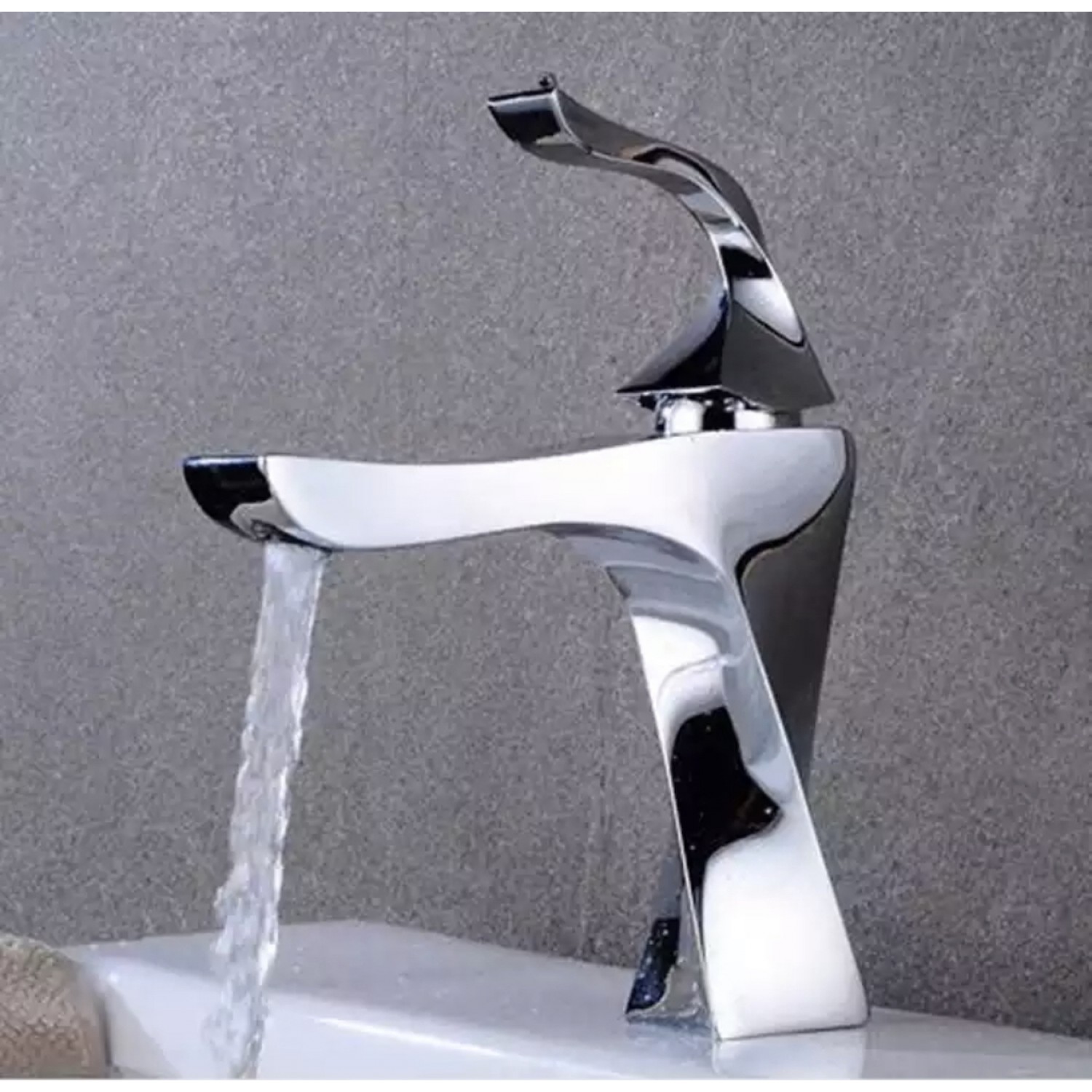 Luxury Χαμηλή μπαταρία Νιπτήρα Ανάμεικτη PO254 CHROME