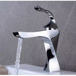 Luxury Χαμηλή μπαταρία Νιπτήρα Ανάμεικτη PO254 CHROME