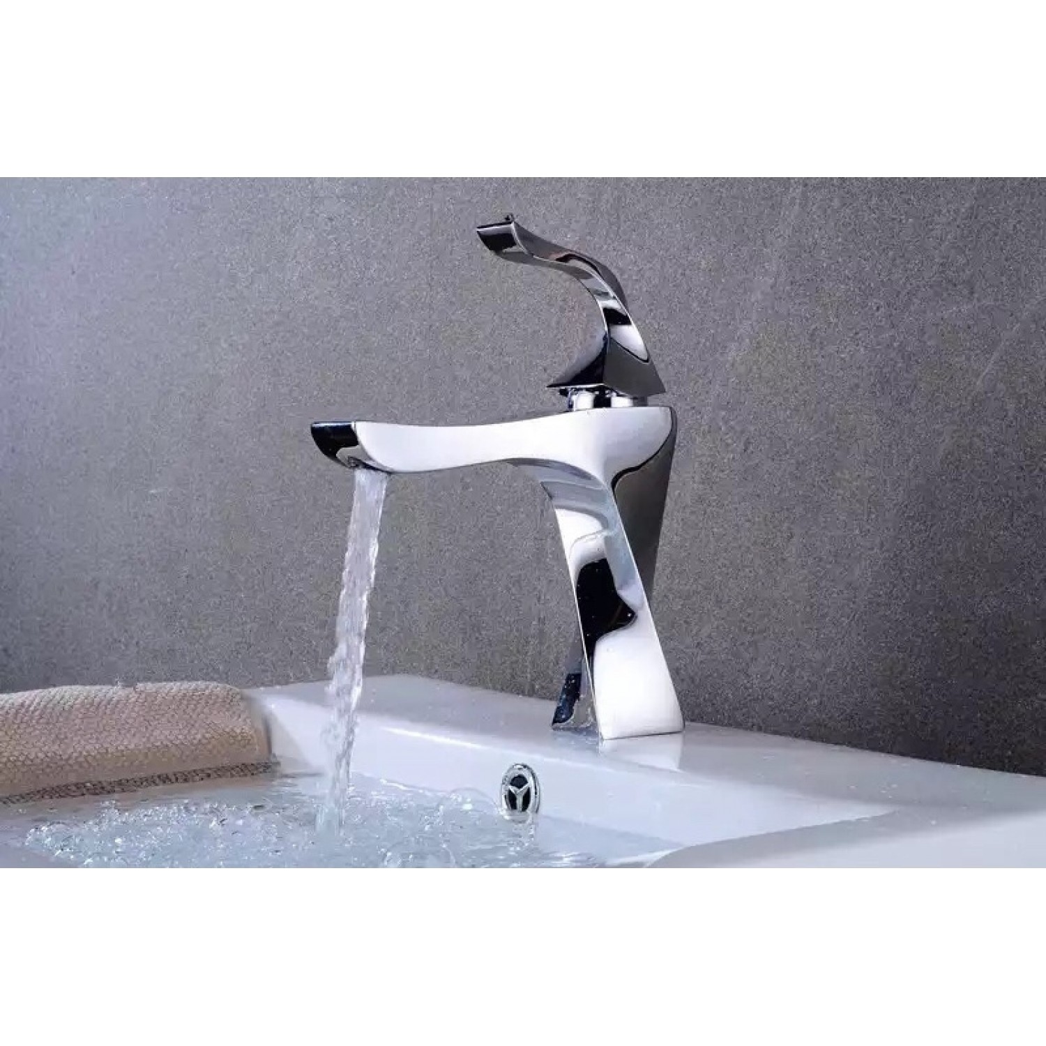 Luxury Χαμηλή μπαταρία Νιπτήρα Ανάμεικτη PO254 CHROME