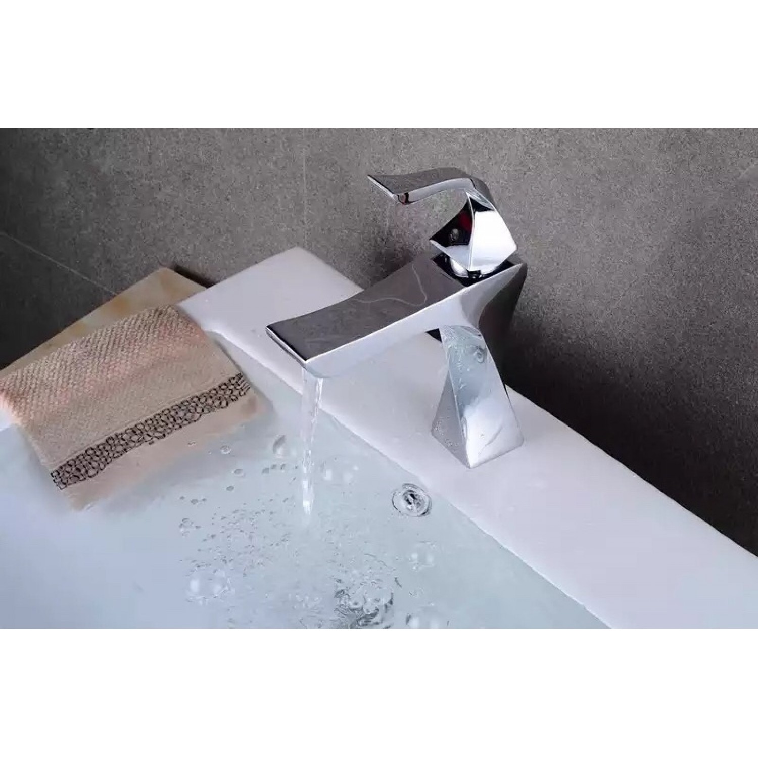 Luxury Χαμηλή μπαταρία Νιπτήρα Ανάμεικτη PO254 CHROME