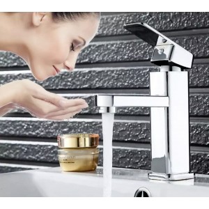 Μπαταρία Νιπτήρα Ανάμεικτη Χαμηλή PO71 CHROME