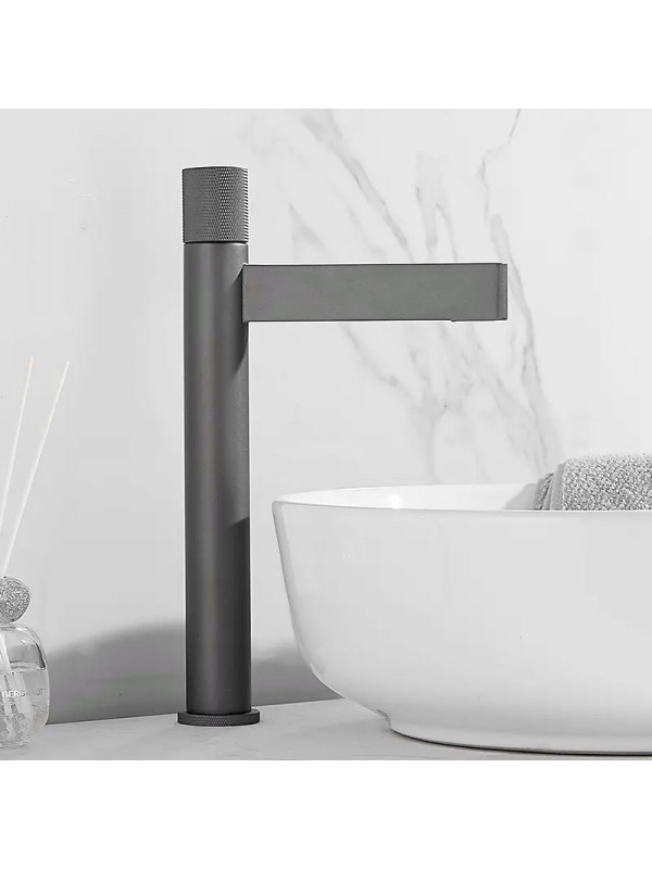Ψηλή Μπαταρία Πάγκου Νιπτήρα Stocco FZ5502GGL Gun Grey