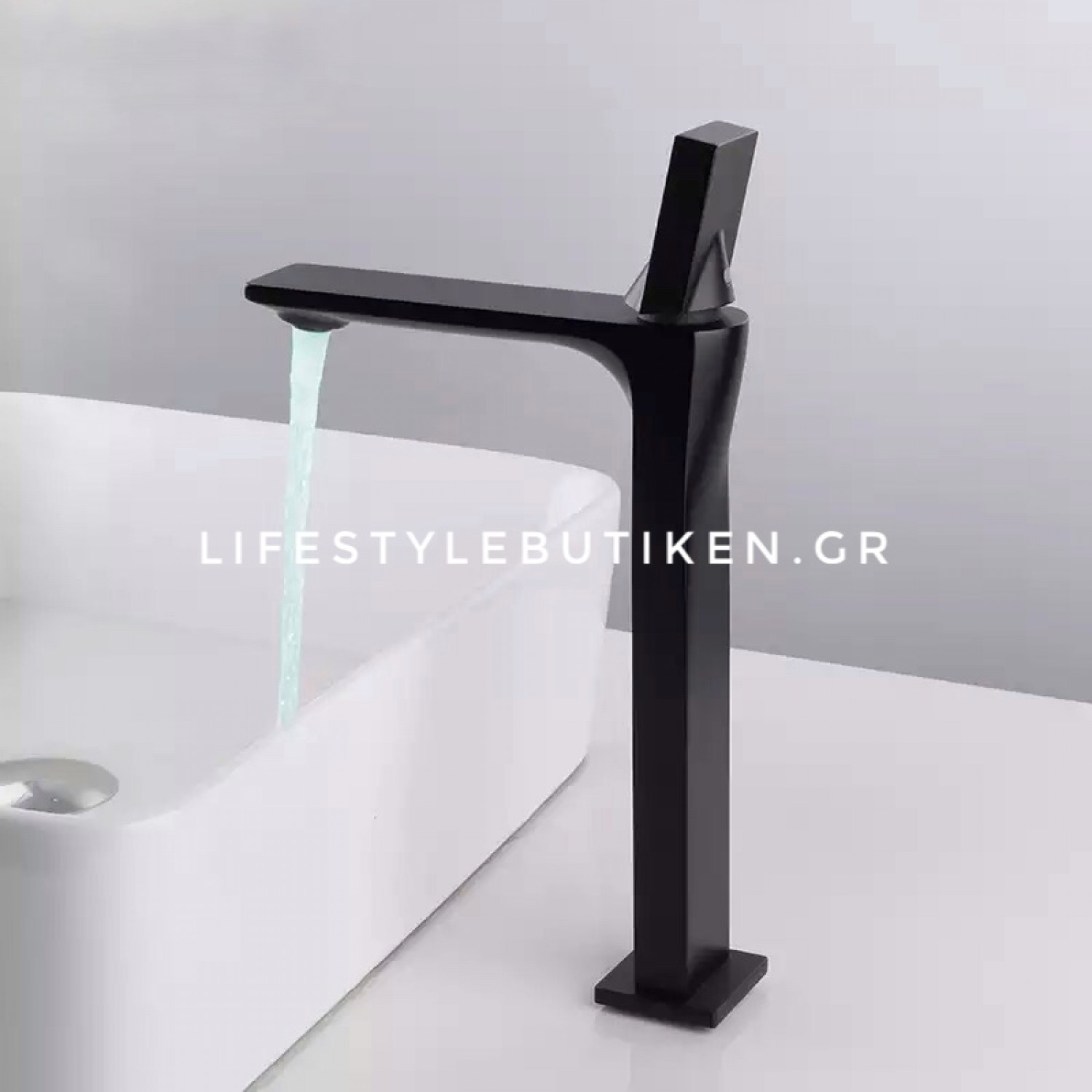 Πολυτελής μπαταρία πάγκου ψηλή fashion design BR2023 Black mat