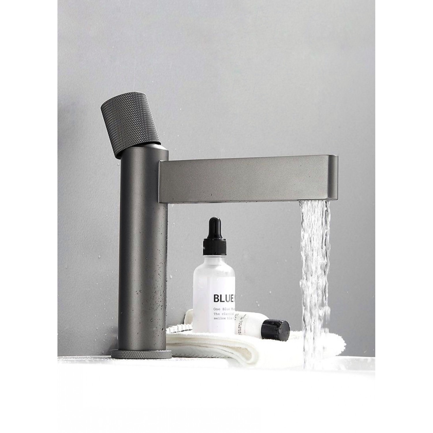 Χαμηλή Μπαταρία Νιπτήρα Stocco FZ5501GG Gun Grey