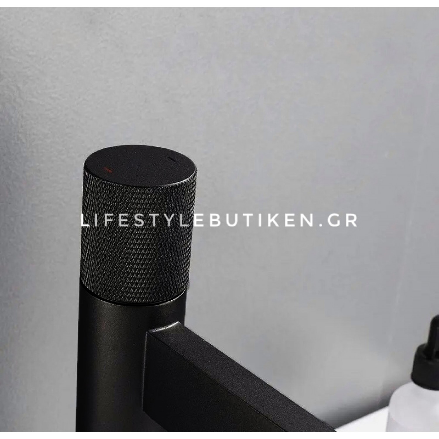 Χαμηλή Μπαταρία Νιπτήρα Stocco FZ5501B BLACK MAT