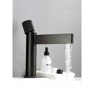 Χαμηλή Μπαταρία Νιπτήρα Stocco FZ5501B BLACK MAT