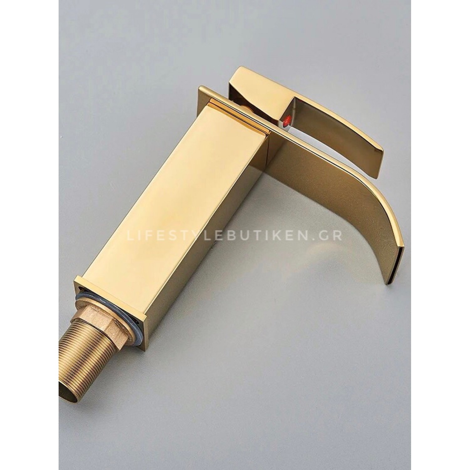 Naron Μπαταρία νιπτήρα καταρράκτης αναμεικτική NR1020 Polished Gold