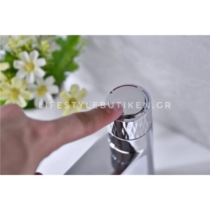 Luxury Ψηλή Μπαταρία Νιπτήρα με Πάτημα Κουμπιού STOCCO BZ8821CL CHROME