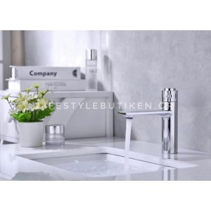 Luxury Μπαταρία Νιπτήρα με Πάτημα Κουμπιού STOCCO BZ8820C CHROME