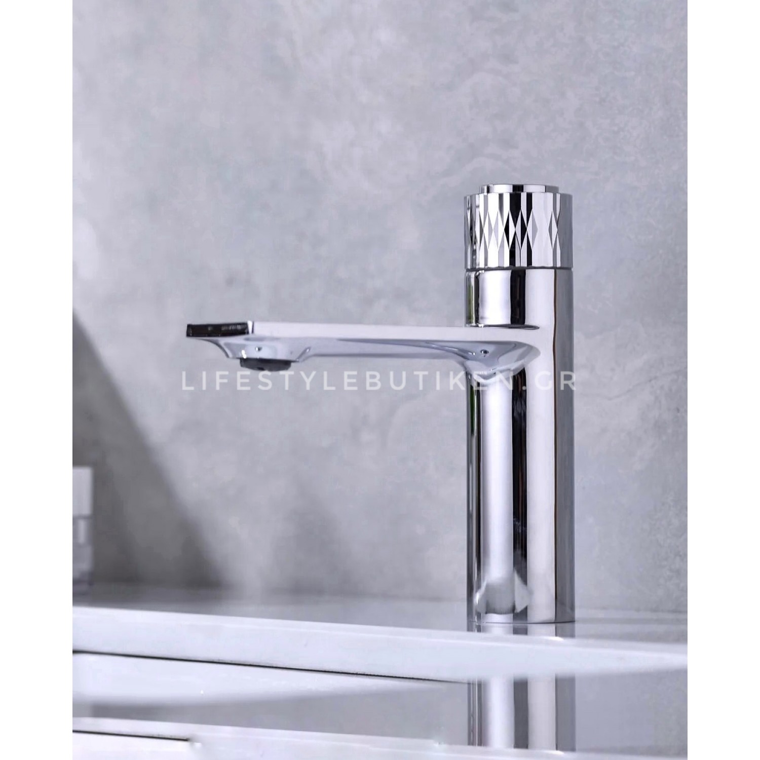 Luxury Μπαταρία Νιπτήρα με Πάτημα Κουμπιού STOCCO BZ8820C CHROME