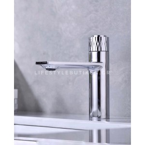 Luxury Μπαταρία Νιπτήρα με Πάτημα Κουμπιού STOCCO BZ8820C CHROME