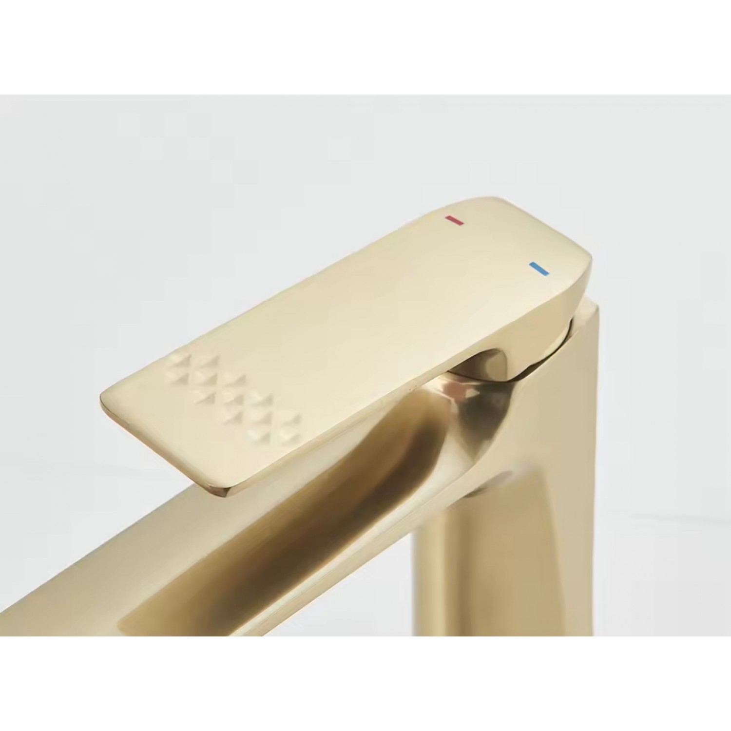 Naron Ψηλή Μπαταρία Πάγκου Νιπτήρα αναμεικτική NR2040 Brushed Gold