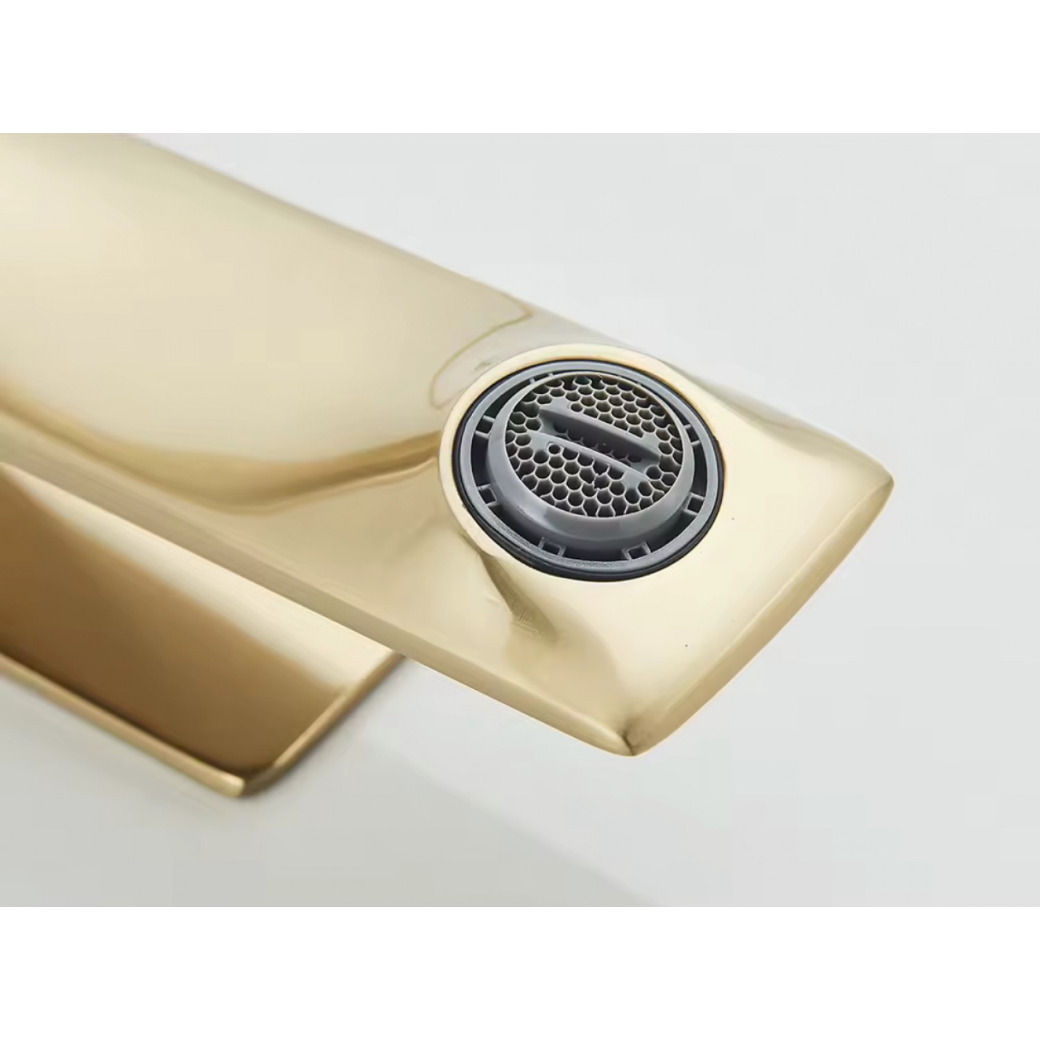 Naron Ψηλή Μπαταρία Πάγκου Νιπτήρα αναμεικτική NR2040 Brushed Gold