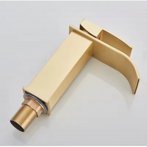 Naron Μπαταρία νιπτήρα καταρράκτης αναμεικτική NR1020 Brushed Gold