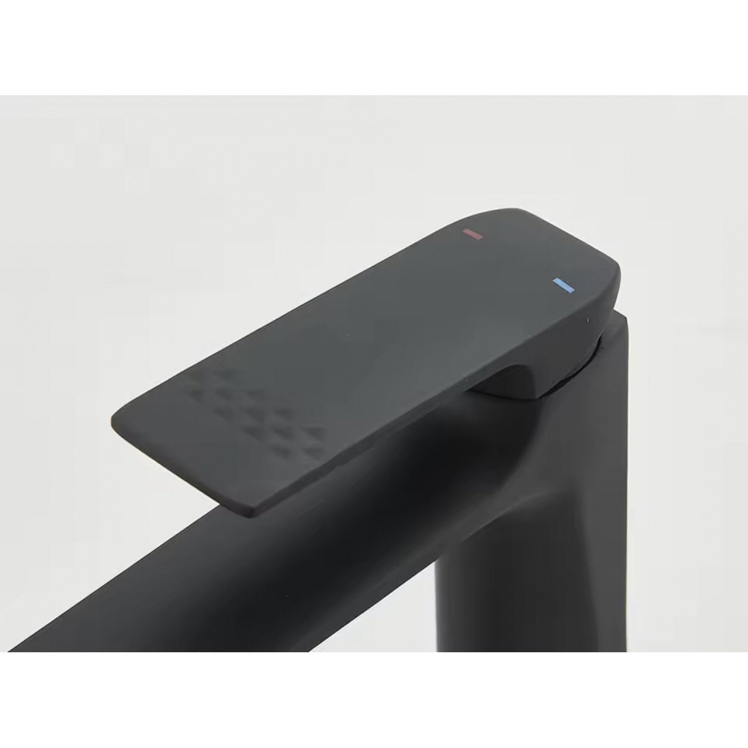 Naron Μπαταρία Νιπτήρα Χαμηλή Αναμεικτική NR1040 BLACK MAT