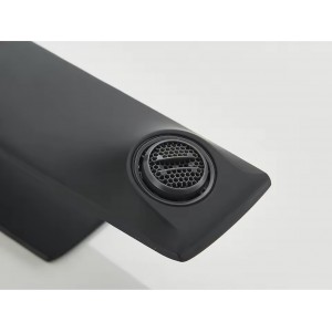 Naron Μπαταρία Νιπτήρα Χαμηλή Αναμεικτική NR1040 BLACK MAT