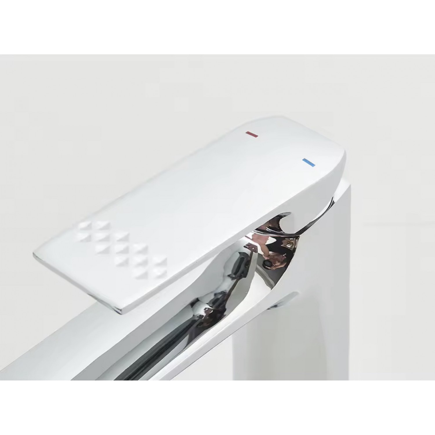 Naron Μπαταρία Νιπτήρα Χαμηλή Αναμεικτική NR1040 CHROME