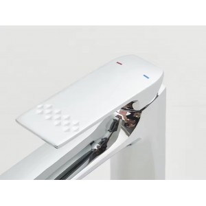 Naron Μπαταρία Νιπτήρα Χαμηλή Αναμεικτική NR1040 CHROME