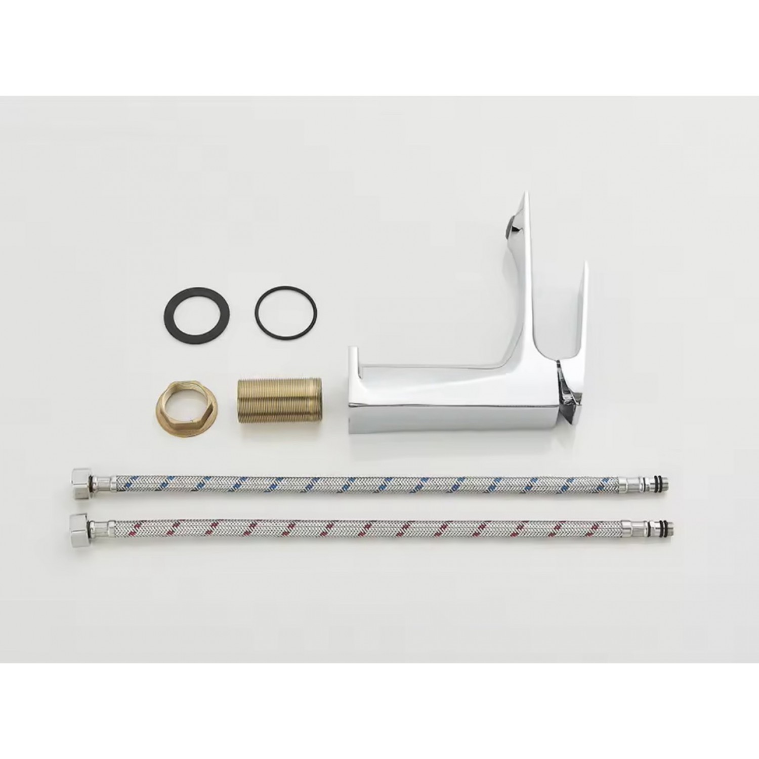 Naron Μπαταρία Νιπτήρα Χαμηλή Αναμεικτική NR1040 CHROME