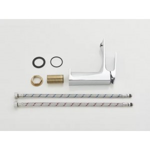 Naron Μπαταρία Νιπτήρα Χαμηλή Αναμεικτική NR1040 CHROME