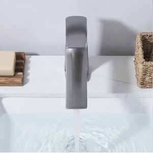 Naron Μπαταρία Νιπτήρα Χαμηλή Αναμεικτική NR1040 Gun Metal