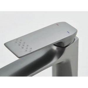 Naron Μπαταρία Νιπτήρα Χαμηλή Αναμεικτική NR1040 Gun Metal