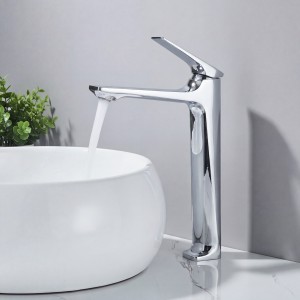 Naron Ψηλή Μπαταρία Πάγκου Νιπτήρα Αναμεικτική NR2040 CHROME