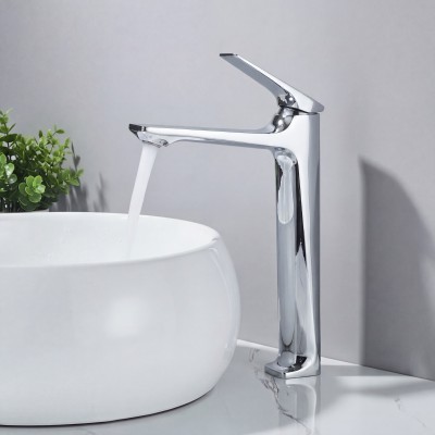 Naron Ψηλή Μπαταρία Πάγκου Νιπτήρα Αναμεικτική NR2040 CHROME