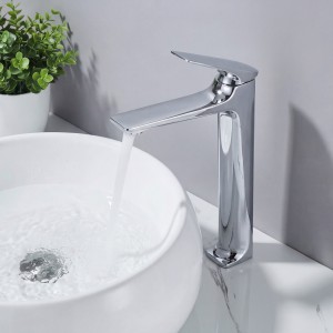 Naron Ψηλή Μπαταρία Πάγκου Νιπτήρα Αναμεικτική NR2040 CHROME