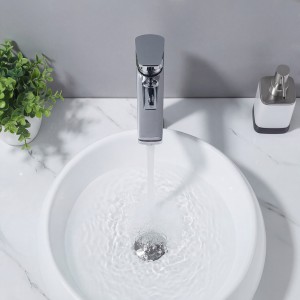 Naron Ψηλή Μπαταρία Πάγκου Νιπτήρα Αναμεικτική NR2040 CHROME