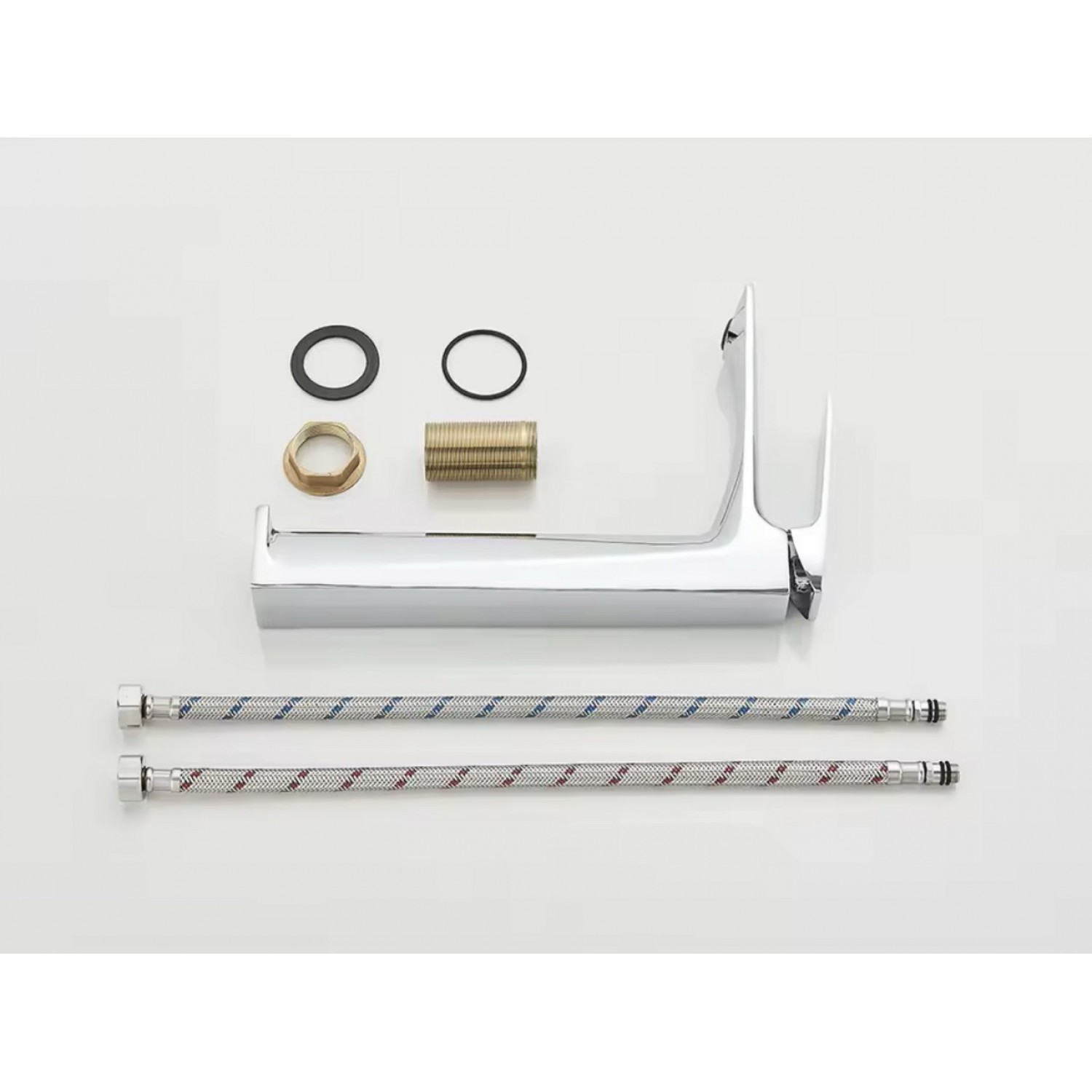 Naron Ψηλή Μπαταρία Πάγκου Νιπτήρα Αναμεικτική NR2040 CHROME