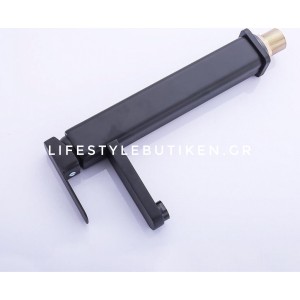 NARON Μπαταρία Νιπτήρα Ψηλή αναμεικτική NR-1020B BLACK MAT