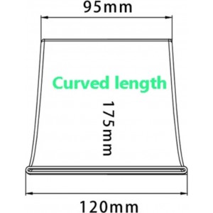 Luxury Επιτοίχια Βρύση Νιπτήρα Καταρράκτη με στόμιο μονής λαβής ανάμεικτη ζεστό κρύο MR7080 ΜΑΥΡΟ