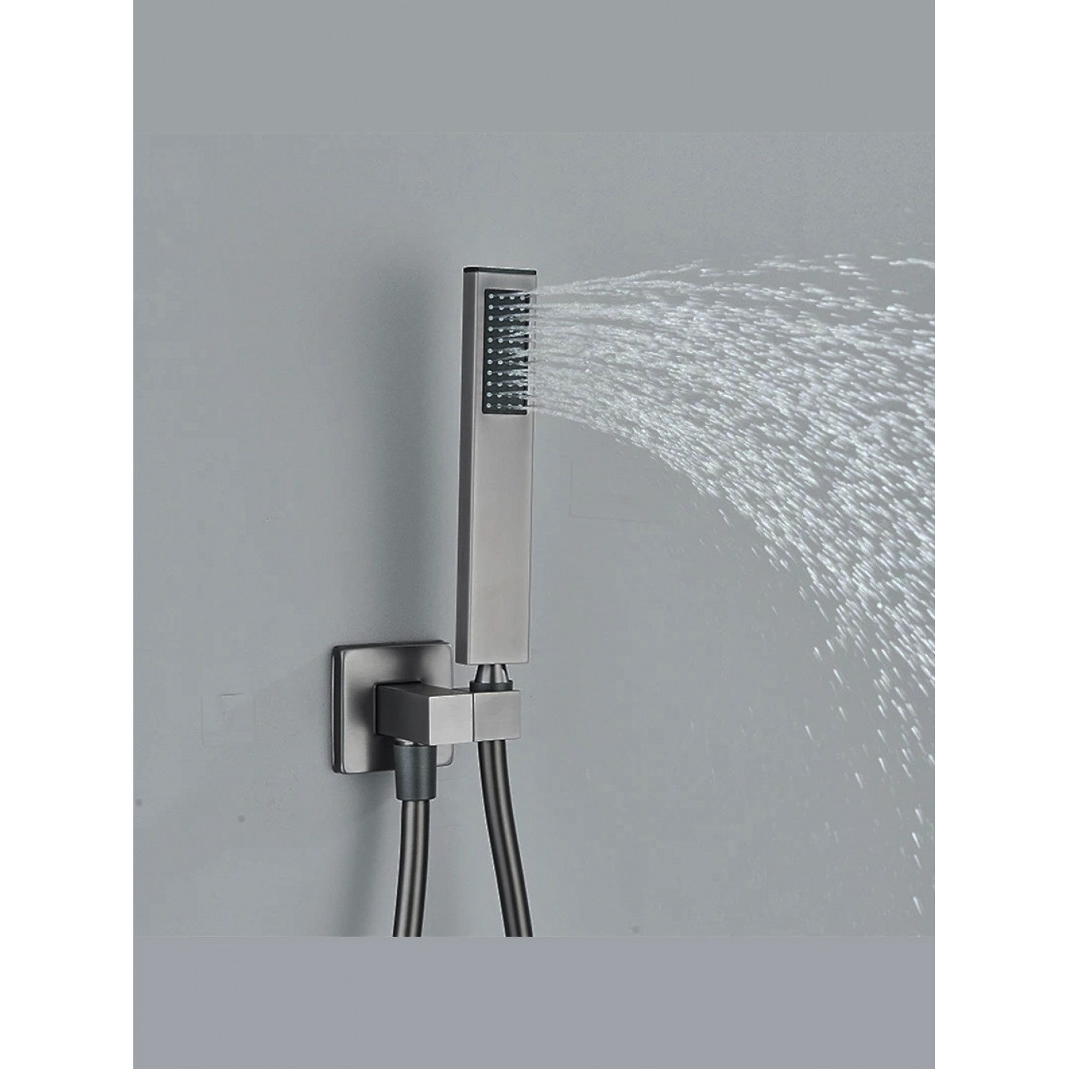 NARON Σετ Εντοιχιζόμενο Σύστημα Ντουζ 3 εξόδων CZ4034 GREY