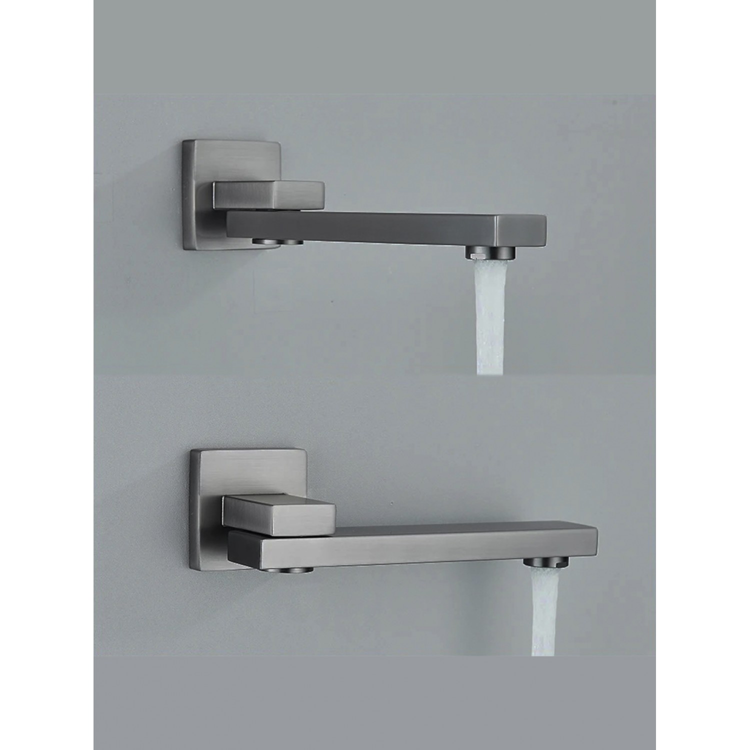 NARON Σετ Εντοιχιζόμενο Σύστημα Ντουζ 3 εξόδων CZ4034 GREY