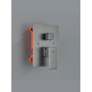 NARON Σετ Εντοιχιζόμενο Σύστημα Ντουζ 3 εξόδων CZ4034 GREY